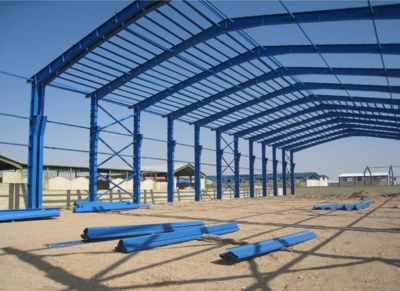 ساخت اسکلت فلزی سنگین و سبک